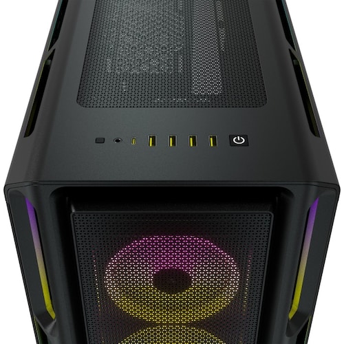 Corsair iCUE 5000T RGB Mid-Tower ATX Gaming Gehäuse schwarz TG Seitenfenster