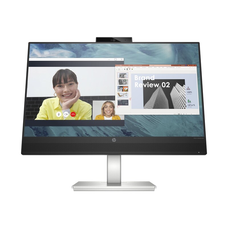 HP M24 Webcam 60,45cm (23,8") FHD IPS Monitor HDMI/DP/USB-C 75Hz 300cd/m²