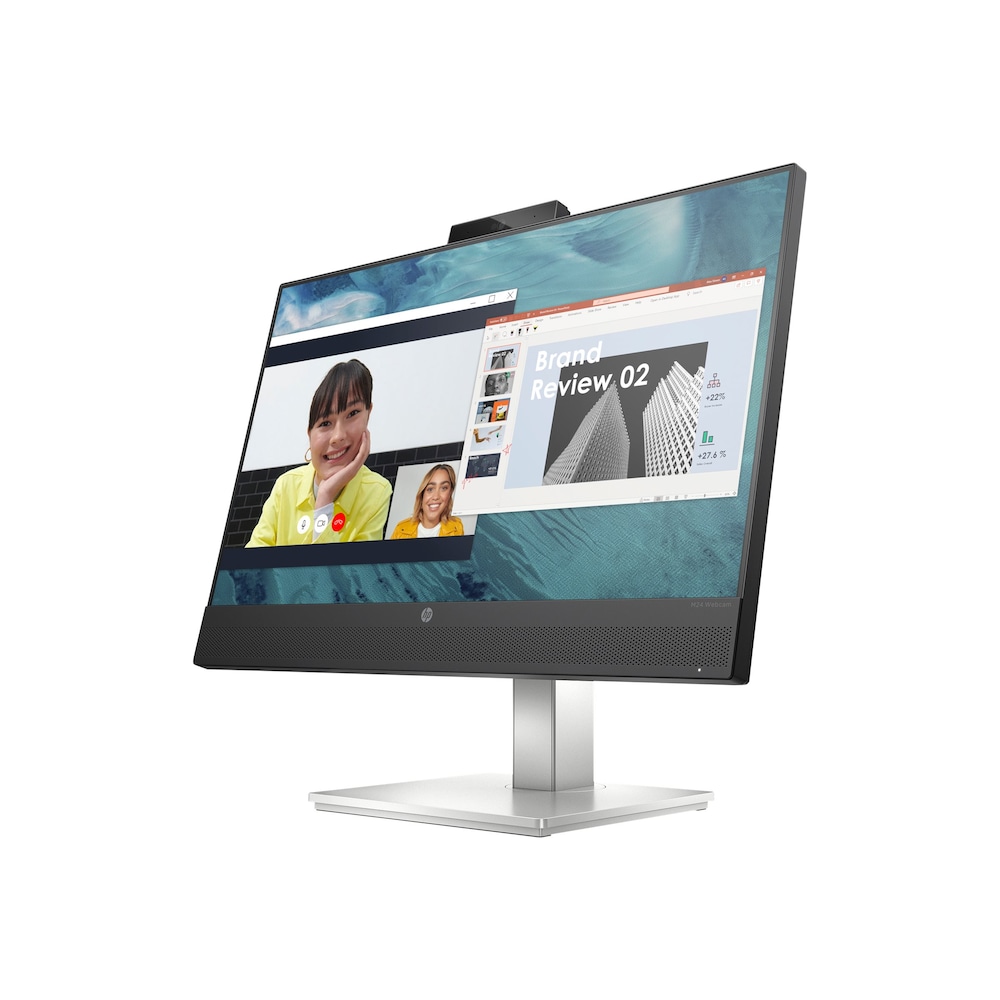 HP M24 Webcam 60,45cm (23,8") FHD IPS Monitor HDMI/DP/USB-C 75Hz 300cd/m²