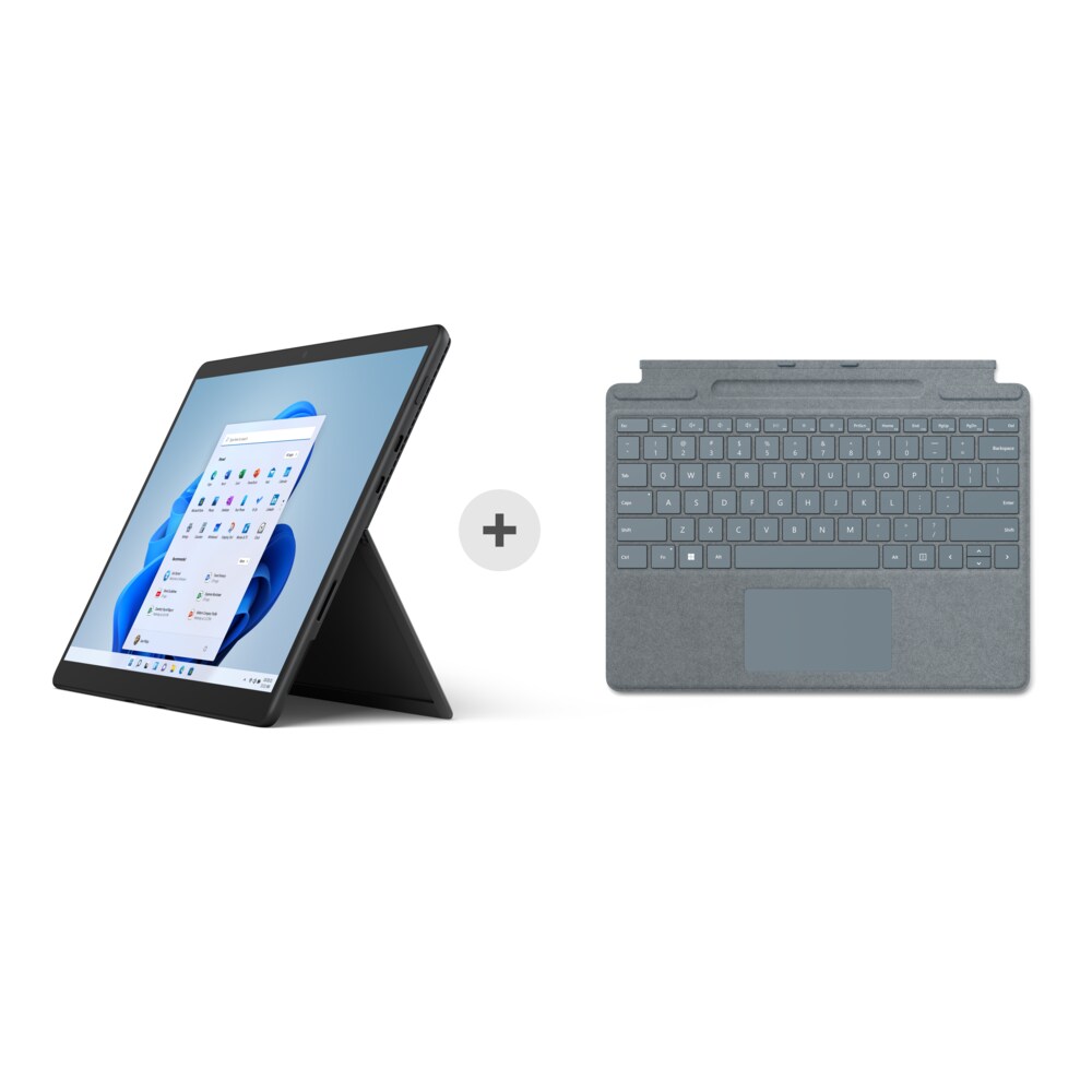 Surface Pro 8 Evo 8PV-00019 Graphit i7 16GB/256GB SSD 13" 2in1 W11 + KB Eisblau