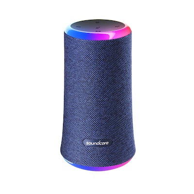 Anker  günstig Kaufen-soundcore by Anker Flare II Bluetooth Lautsprecher LED-Beleuchtung IPX7 blau. soundcore by Anker Flare II Bluetooth Lautsprecher LED-Beleuchtung IPX7 blau <![CDATA[• Bluetooth Lautsprecher mit 360°-Sound • wasserdicht nach IPX7, laden über USB-C •