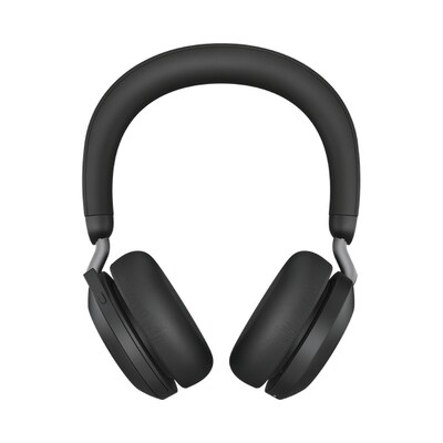 Set 25 günstig Kaufen-Jabra Evolve2 75 UC Stereo Bluetooth Headset schwarz. Jabra Evolve2 75 UC Stereo Bluetooth Headset schwarz <![CDATA[• Bluetooth Headset, Stereo, UC • Akkudauer bis zu 25 Stunden Gesprächszeit • Ohrpolster aus Kunstleder • optische Verfügbarkeits