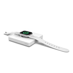 Belkin Boost Charge Pro Tragbares Schnellladeger&auml;t f&uuml;r die Apple Watch wei&szlig;