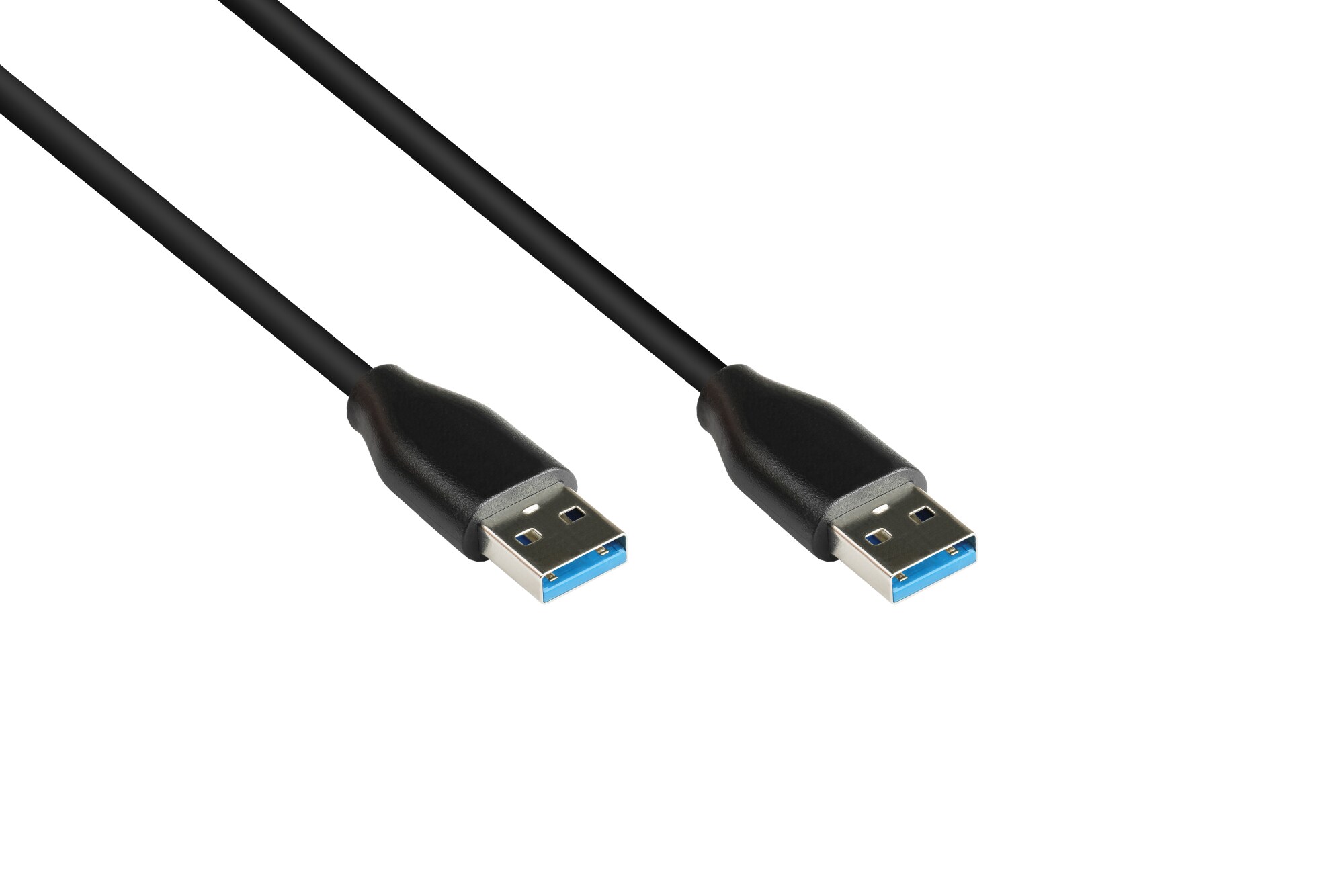 Good Connections USB 3.2 Gen.2 Anschlusskabel 0,5m St. A/ St. A schwarz