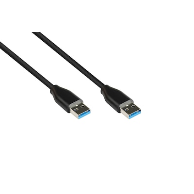 Good Connections USB 3.2 Gen.2 Anschlusskabel 0,5m St. A/ St. A schwarz