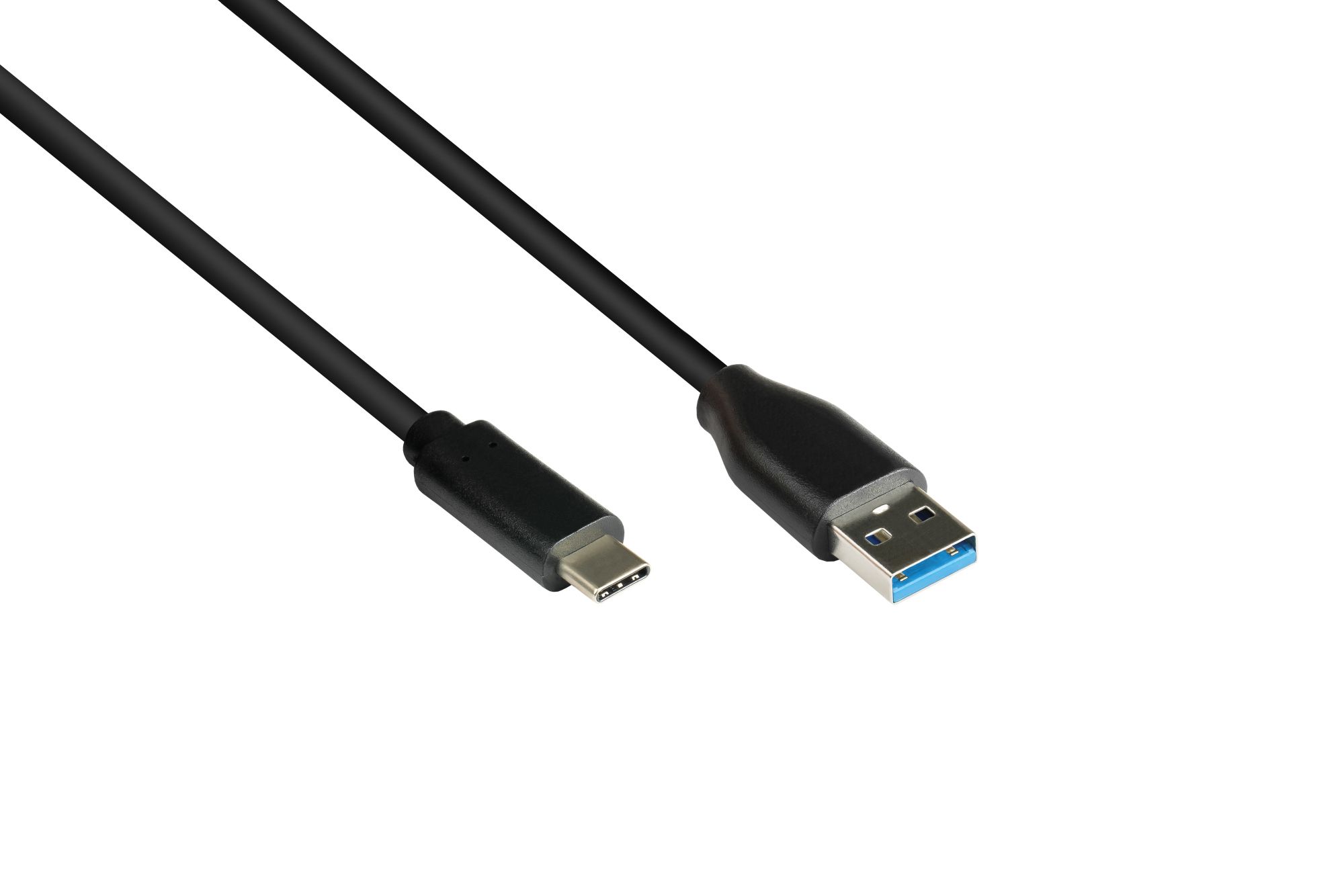 Good Connections USB 3.2 Gen.2 Anschlusskabel 0,5m St. A/ St. USB-C schwarz