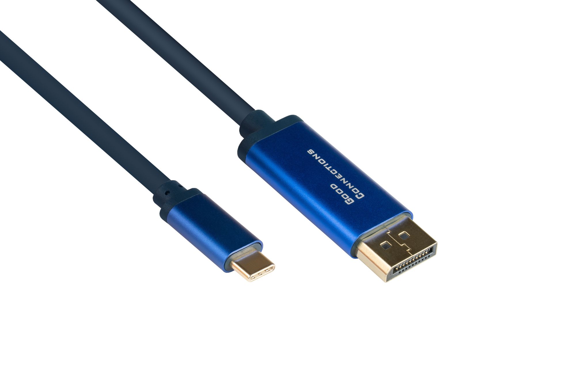 Good Connections Adapterkabel Smartflex USB-C/ DisplayPort 4K UHD 60Hz 1m blau