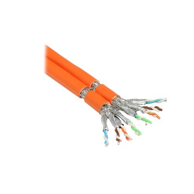 Kabel 25m günstig Kaufen-Good Connections 25m Verlegekabel Cat.7 Duplex S/FTP, PiMF orange. Good Connections 25m Verlegekabel Cat.7 Duplex S/FTP, PiMF orange <![CDATA[• Cat. 7 Verlegekabel / Installationskabel • Duplex-Ausführung • 10/100/1000/10000 Base-T • S/FTP-Kabel 