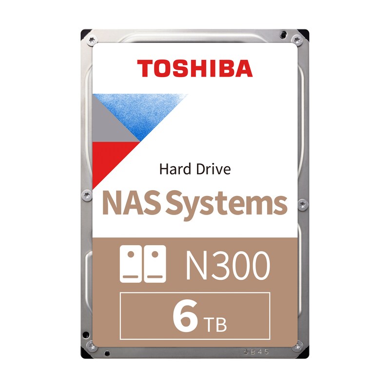 Toshiba N300 HDWG460UZSVA 6TB 256MB 7.200rpm 3,5 Zoll SATA 6 Gbit/s Bulk