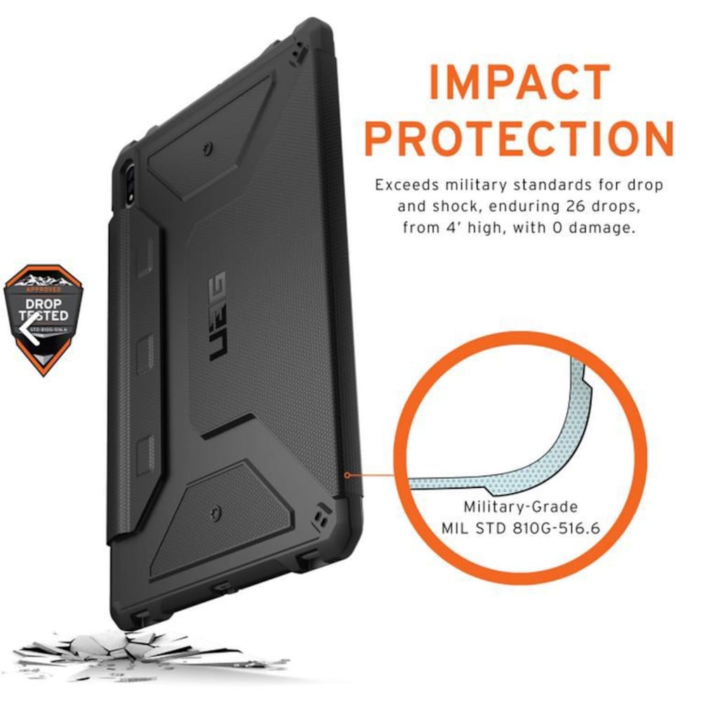 UAG Urban Armor Gear Metropolis Case Samsung Galaxy Tab S8 / S7 schwarz