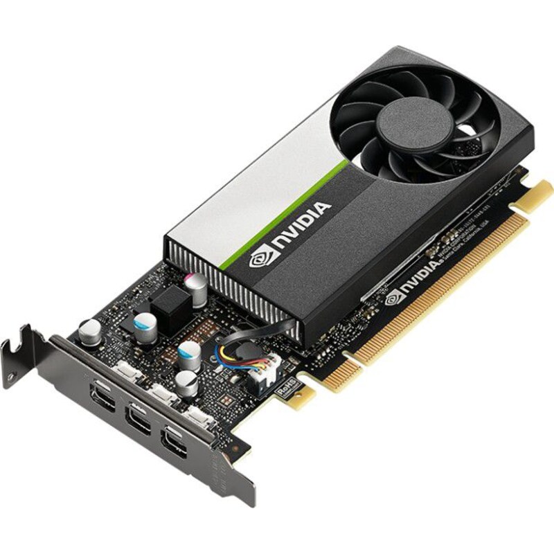 PNY NVIDIA T400 4 GB GDDR6 PCIe 3.0 Workstation Grafikkarte 3x mDP Low Profile