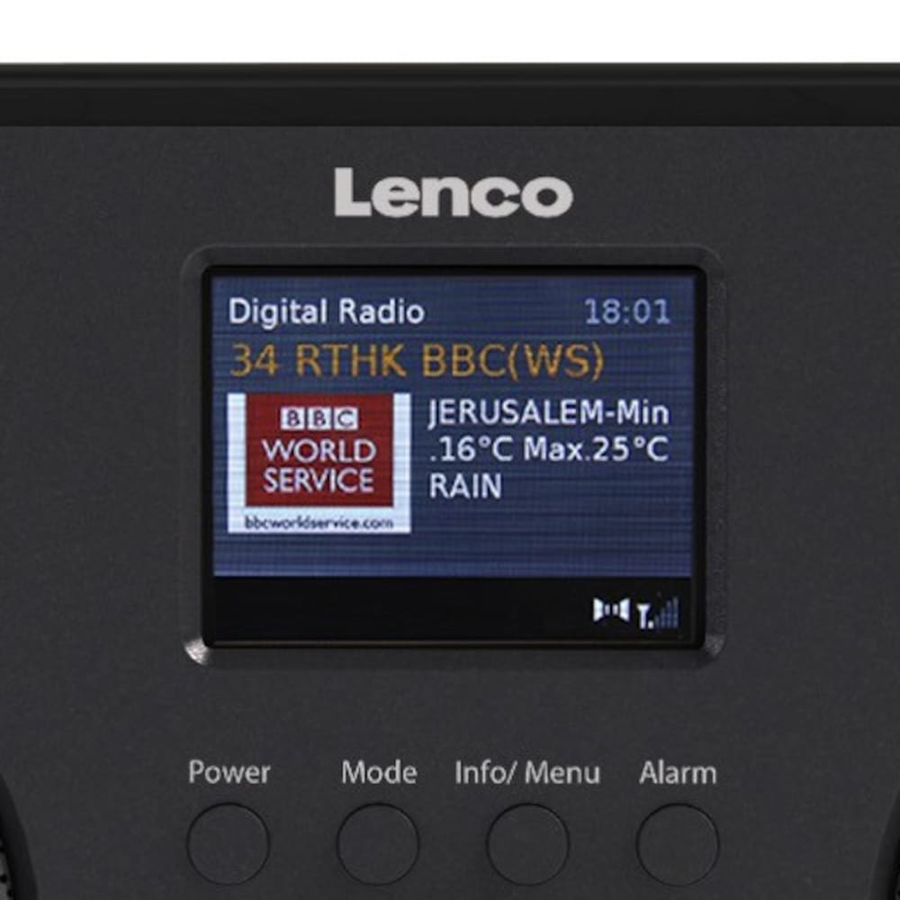 Lenco PIR-645BK Stereo Internetradio mit DAB+, FM (Schwarz)