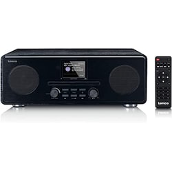 Lenco DAR-061BK Internetradio mit DAB+, BT &amp;amp; CD (Schwarz)