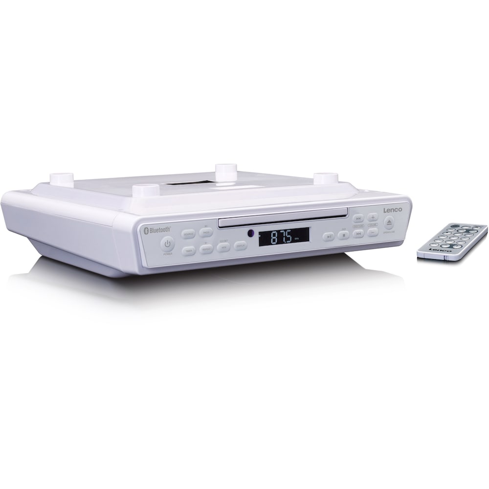 Lenco KCR-150 Küchenradio mit CD-Player (Weiß)