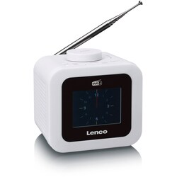 Lenco CR-620 FM-/DAB+ Radiowecker (Wei&szlig;)