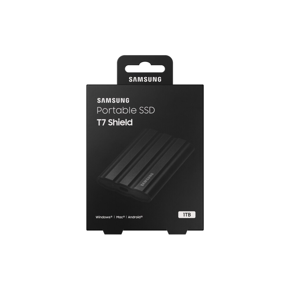 Samsung Portable SSD T7 Shield 1 TB USB 3.2 Gen2 Typ-C Schwarz
