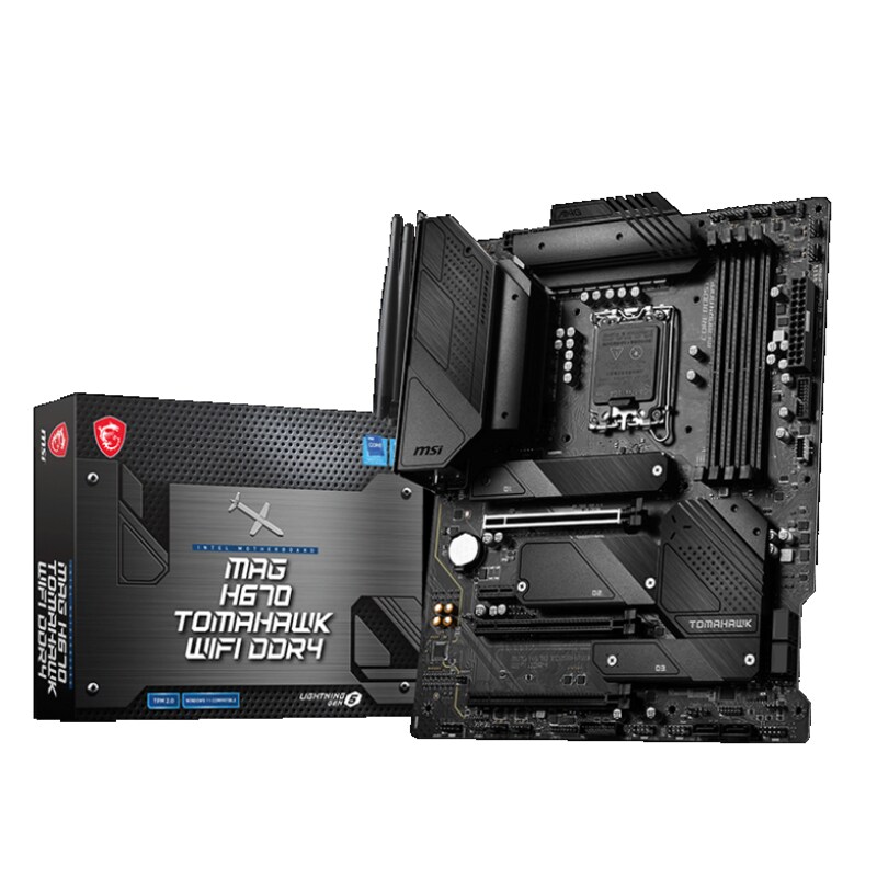 MSI MAG H670 Tomahawk WiFi DDR4 ATX Mainboard Sockel 1700 M.2/WIFI/BT/USB3.2