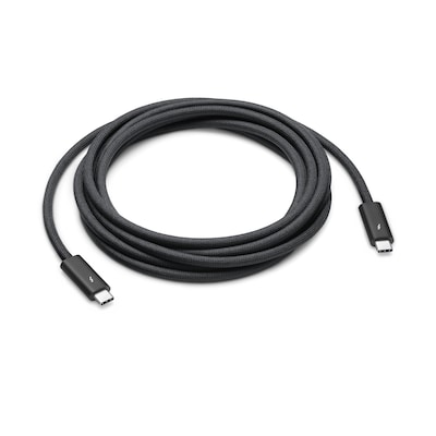 Kabel  günstig Kaufen-Apple Thunderbolt 4 Pro (USB-C) Kabel (3m). Apple Thunderbolt 4 Pro (USB-C) Kabel (3m) <![CDATA[• Übertrage Daten mit bis zu 40 Gbit/s • Übertrage Daten mit USB 3.1 der 2. Generation mit bis zu 10 Gbit/s • DisplayPort Videoausgabe (HBR3) • Bis z