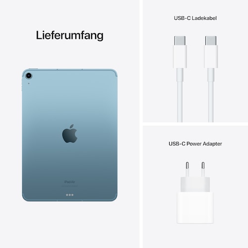 Apple iPad Air 10,9" 2022 Wi-Fi + Cellular 64 GB Blau MM6U3FD/A