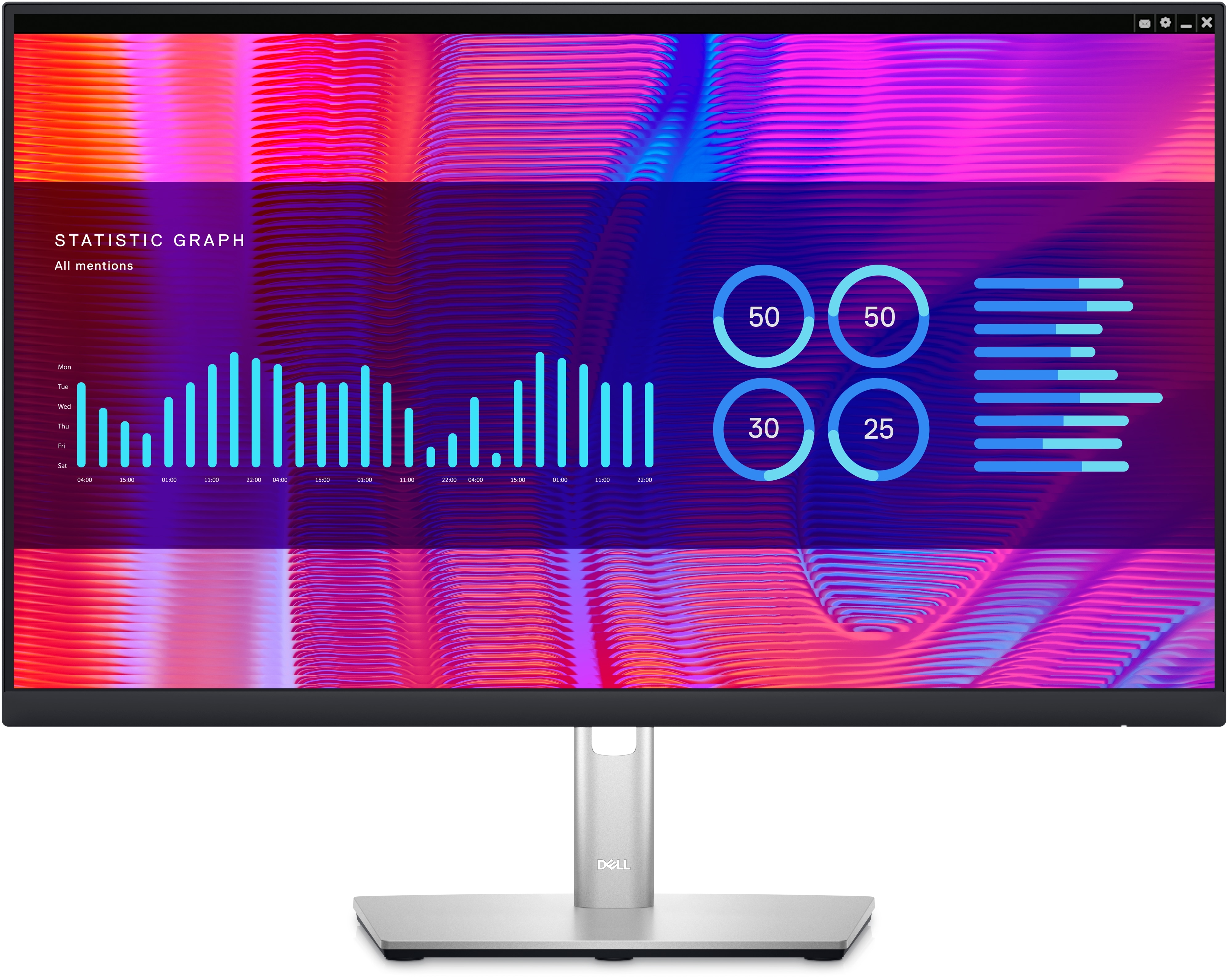 DELL P2423DE 61cm (23.8&quot;) WQHD IPS Office-Monitor DP/HDMI/USB-C Pivot HV