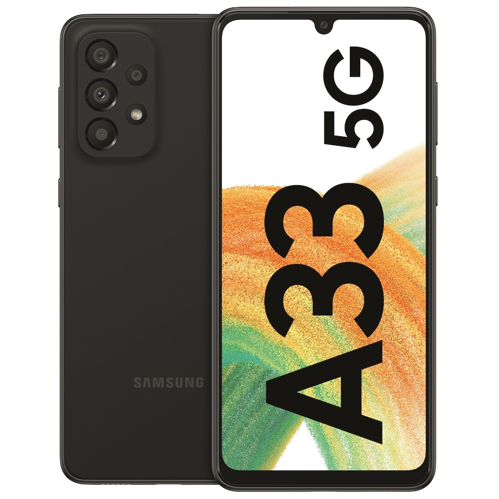 Samsung GALAXY A33 5G A336B Dual-SIM 128GB black Android 12.0 Smartphone