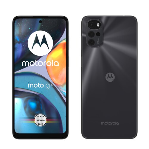Motorola Moto G22 cosmic black Android 12.0 Smartphone