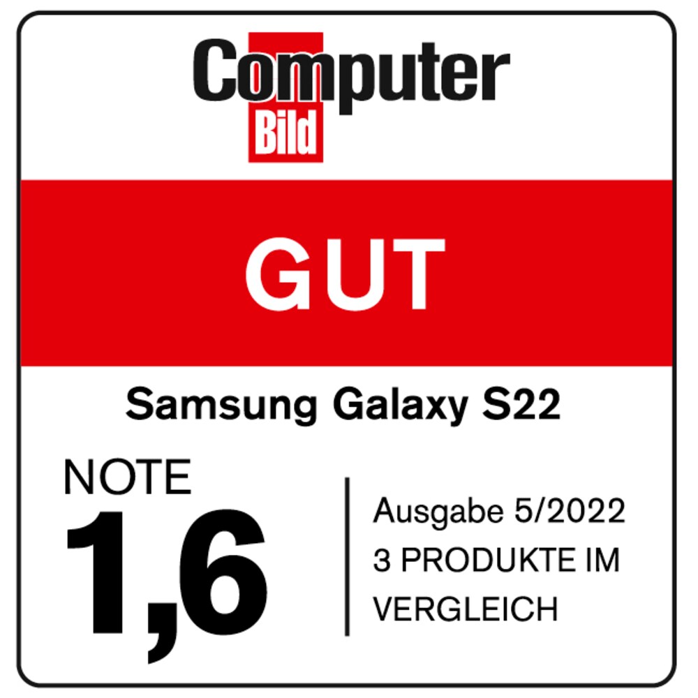 Samsung GALAXY S22 5G S901B DS 128GB phantom white Android 12.0 Smartphone