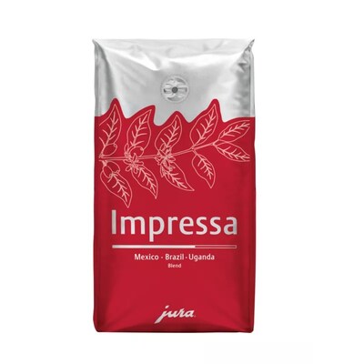 ONE X günstig Kaufen-JURA Impressa Blend 250g Kaffeebohnen. JURA Impressa Blend 250g Kaffeebohnen <![CDATA[• kräftige Espresso-Mischung voller Feuer und Gehalt • Herkunft: Brasilien, Mexiko, Uganda • Empfehlung: kräftiger Espresso, Milchschaumvariationen • 70% Arabi