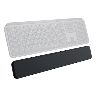 Tastatur günstig Kaufen-Logitech MX Palm Rest (Handballenauflage) für MX Keys Tastatur. Logitech MX Palm Rest (Handballenauflage) für MX Keys Tastatur <![CDATA[• Anwendungsbereich: professionelles Arbeiten • schwarz, 64,0 mm x 420 mm x 8 mm]]>. 