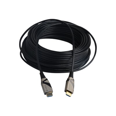 TECHLY  HDMI 4K 60Hz AOC LWL Anschlusskabel St./St. 70m schwarz ICOC-HDMI-HY2-070 | 08051128104011