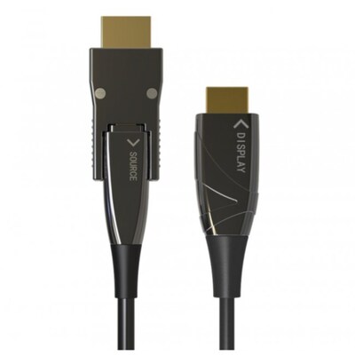 Anschluss G günstig Kaufen-Techly Micro HDMI 4K 60Hz AOC LWL Anschlusskabel St./St. 10m ICOC-HDMI-HY2D-010. Techly Micro HDMI 4K 60Hz AOC LWL Anschlusskabel St./St. 10m ICOC-HDMI-HY2D-010 <![CDATA[• Kabel-Kabel • Anschlüsse: HDMI A und HDMI micro D • Farbe: schwarz, Länge: 