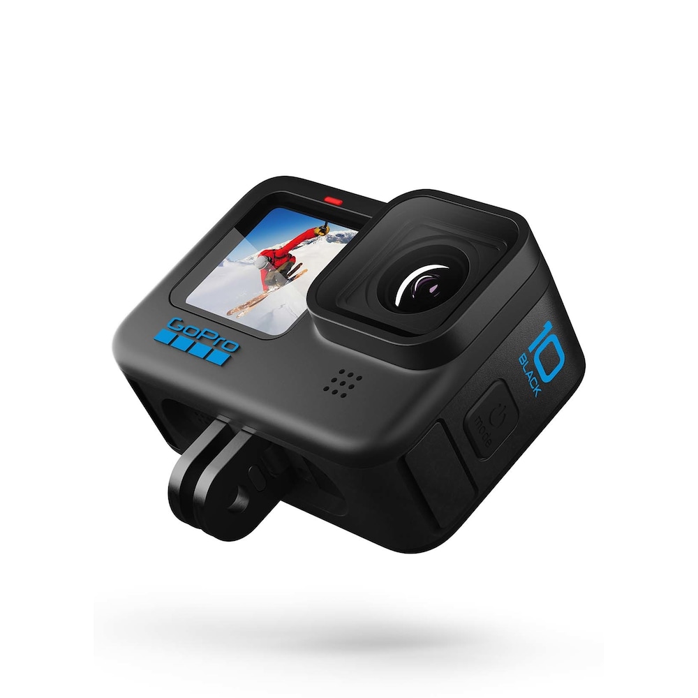 GoPro Hero 10 Black 5K60/4K10-Action Cam wasserdicht Sprachsteuerung Touchscreen