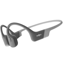 Shokz OpenRun Grey Knochenschall-Sportkopfh&ouml;rer Bluetooth Open-Ear