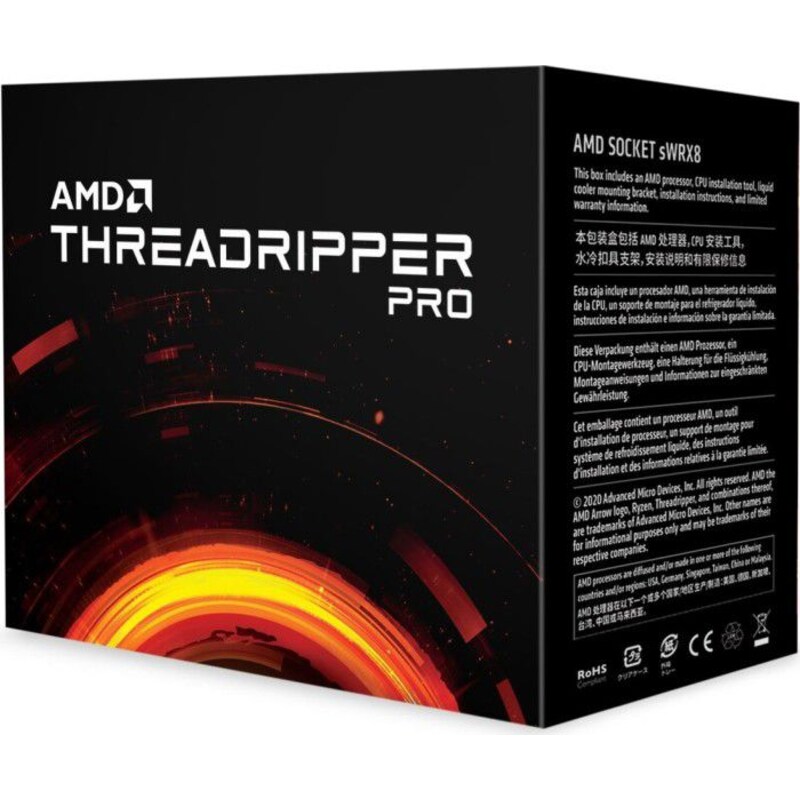 AMD Ryzen Threadripper PRO 5995WX (64x 2.7GHz) 288MB Cache Sockel WRX8