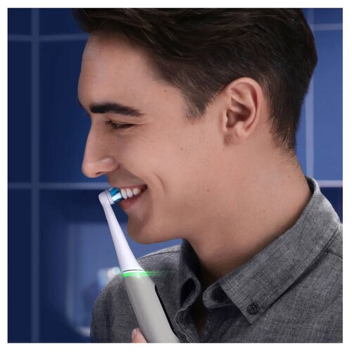 Oral-B iO Series 6 Grey Opal Elektrische Zahnbürste mit Reiseetui