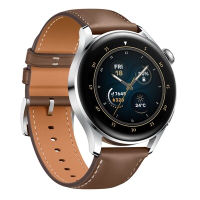 Classic M günstig Kaufen-Huawei Watch 3 Classic Smartwatch 3,6cm-OLED-Display, eSIM, WLAN, GPS silber. Huawei Watch 3 Classic Smartwatch 3,6cm-OLED-Display, eSIM, WLAN, GPS silber <![CDATA[• 3,63 cm (1,45 Zoll) OLED Display, Smartwatch mit eSIM • 3 Tage Akkulaufzeit, bis zu 1