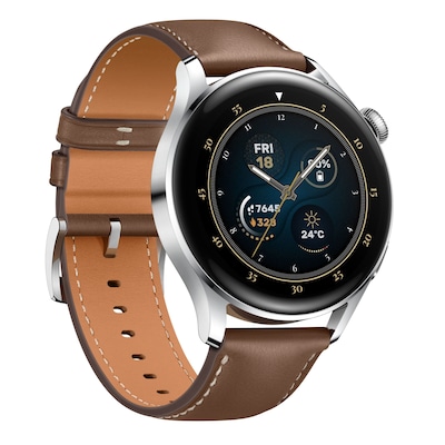 LED Display günstig Kaufen-Huawei Watch 3 Classic Smartwatch 3,6cm-OLED-Display, eSIM, WLAN, GPS silber. Huawei Watch 3 Classic Smartwatch 3,6cm-OLED-Display, eSIM, WLAN, GPS silber <![CDATA[• 3,63 cm (1,45 Zoll) OLED Display, Smartwatch mit eSIM • 3 Tage Akkulaufzeit, bis zu 1