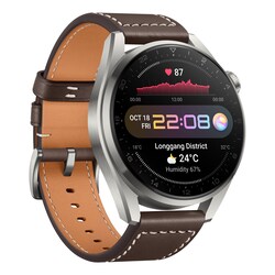 Huawei Watch 3 Pro Classic Smartwatch 3,6cm-OLED-Display, eSIM, WLAN, GPS silber