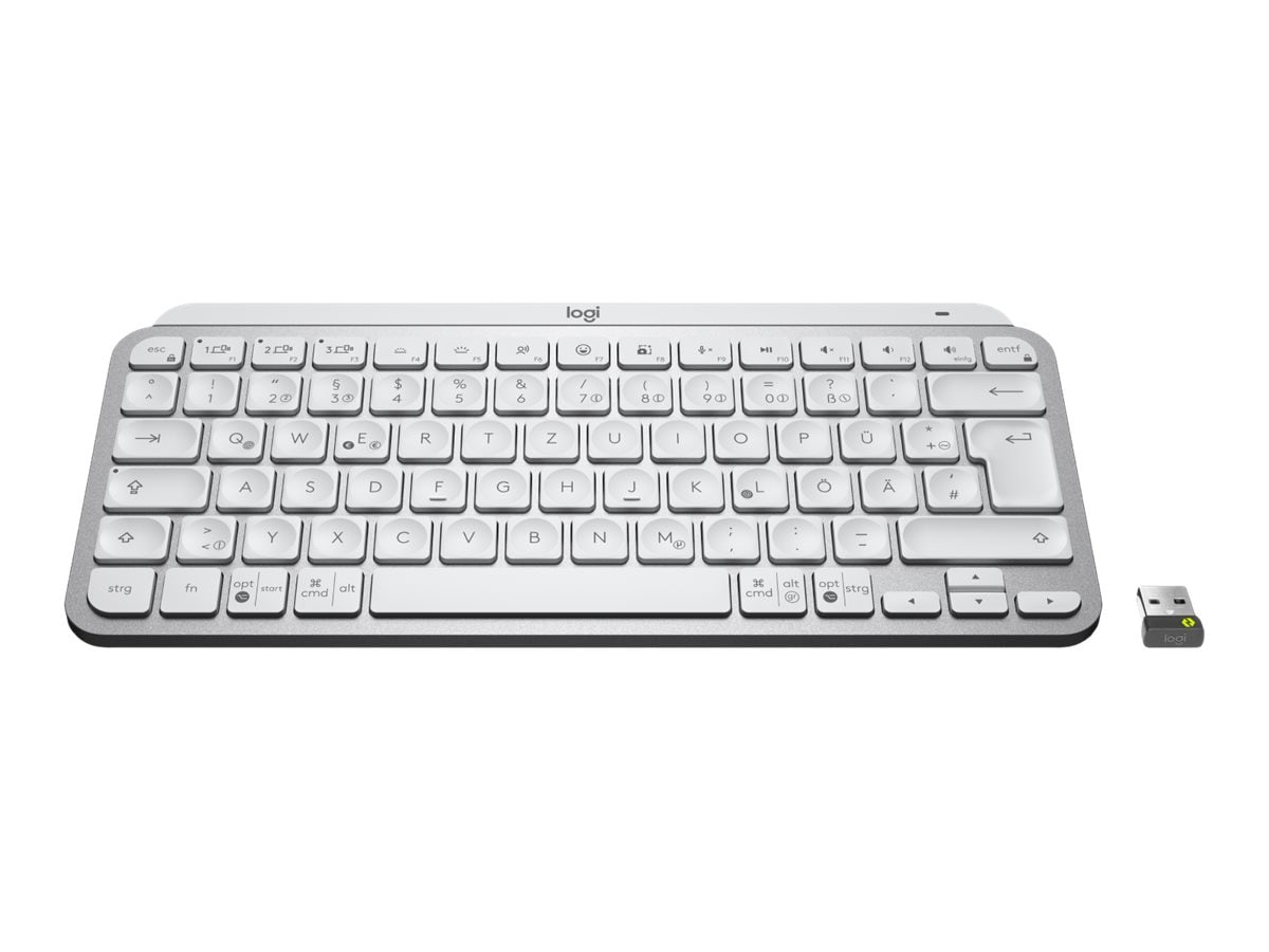 Logitech MX Keys Mini Kabellose Tastatur Grey Business Version