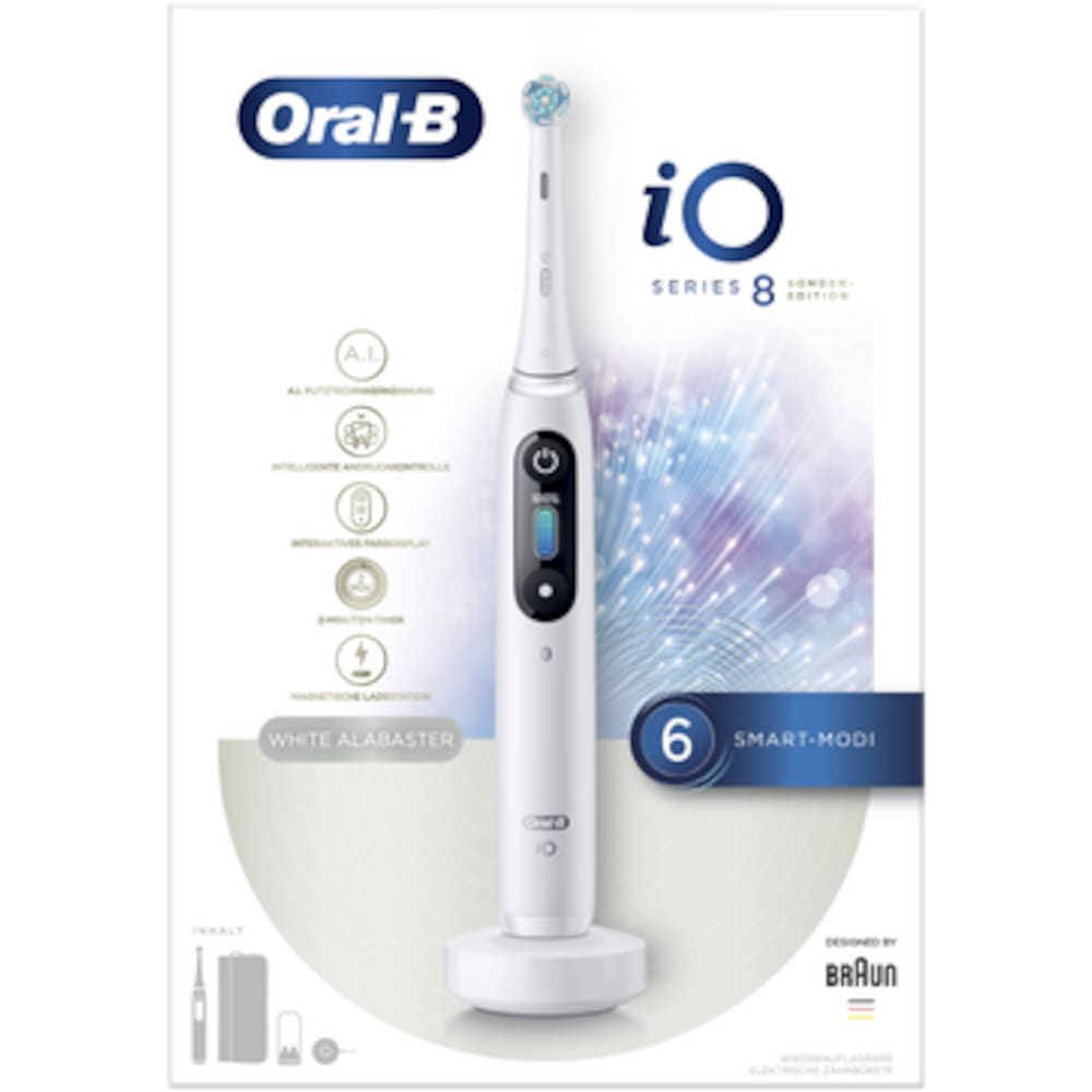 Oral-B iO Series 8 White Alabaster Special Edition elektrische Zahnbürste