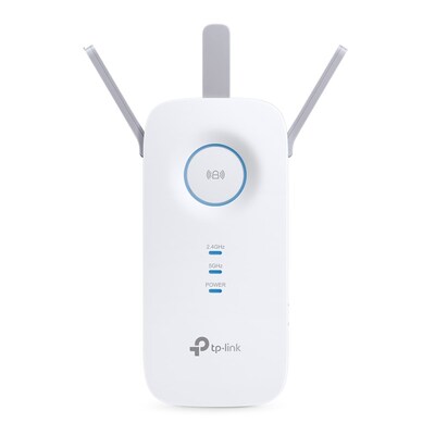 1300 R günstig Kaufen-TP-LINK RE550 AC1900 WLAN-Repeater. TP-LINK RE550 AC1900 WLAN-Repeater <![CDATA[• Maximale Abdeckung, Erweitern Sie die WLAN-Abdeckung um bis zu 1.115m² • AC1900 Dualband Wi-Fi - 600 Mbit/s bei 2,4 GHz + 1300 Mbit/s bei 5 GHz • Drei einstellbare ex