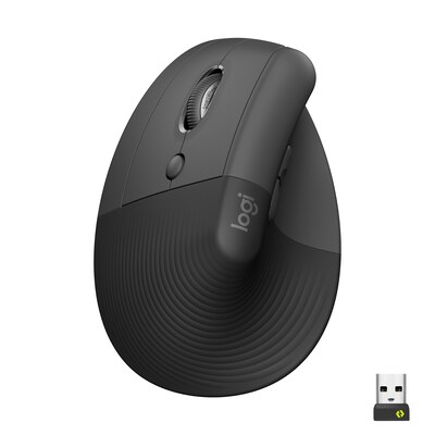 Vertical günstig Kaufen-Logitech Lift Vertical Graphite - Ergonomische Kabellose Maus (Linkshänder). Logitech Lift Vertical Graphite - Ergonomische Kabellose Maus (Linkshänder) <![CDATA[• Anwendungsbereich: professionelles Arbeiten, 4 Tasten • Kabellos, Logi Bolt T