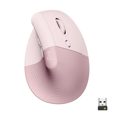 Frauen,Rosa günstig Kaufen-Logitech Lift Vertical Rosa - Ergonomische Kabellose Maus. Logitech Lift Vertical Rosa - Ergonomische Kabellose Maus <![CDATA[• Anwendungsbereich: professionelles Arbeiten, 4 Tasten • Kabellos, Logi Bolt Technologie, 10 m Reichweite • Rosa, 125g, 71