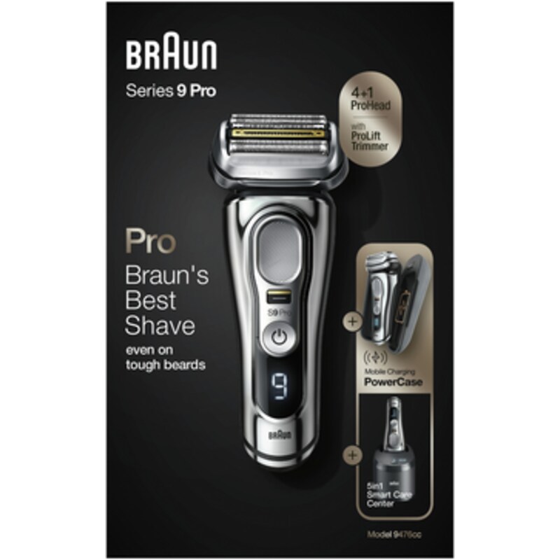 Braun Series 9 - 9476cc Elektrorasierer Wet&Dry silber