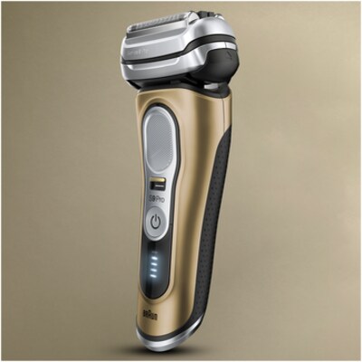 Est Chic günstig Kaufen-Braun Series 9 - 9419s Elektrorasierer Wet&Dry gold. Braun Series 9 - 9419s Elektrorasierer Wet&Dry gold <![CDATA[• 4+1 Scherkopf • Titanium-Beschichtung (Mitteltrimmer) • Pro-Display mit Leistungsanzeige • Rutschfester Griff für sichere 