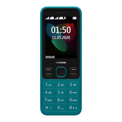 Dual Sim günstig Kaufen-Nokia 150 Dual-SIM cyan. Nokia 150 Dual-SIM cyan <![CDATA[• 2,4 Zoll (6,1 cm) Display 240 x 320 Pixel • 4 MB interner Speicher • Bluetooth • Unterstützung von microSD-Speicherkarten]]>. 