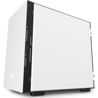 Nzxt  H210 Mini ITX Gehäuse weiß/schwarz mit Sichtfenster | 05060301695140