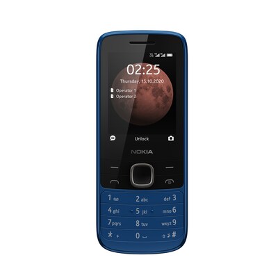 Blu 8  günstig Kaufen-Nokia 225 4G Dual-SIM blau. Nokia 225 4G Dual-SIM blau <![CDATA[• 2,4 Zoll (6,1 cm) Display 240 x 320 Pixel • 128 MB interner Speicher • Bluetooth • Unterstützung von microSD-Speicherkarten]]>. 