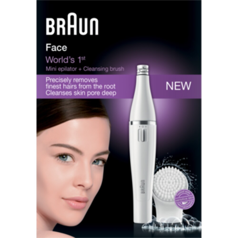Braun Face SE 810 Gesichtsreinigungsbürste und -epilierer