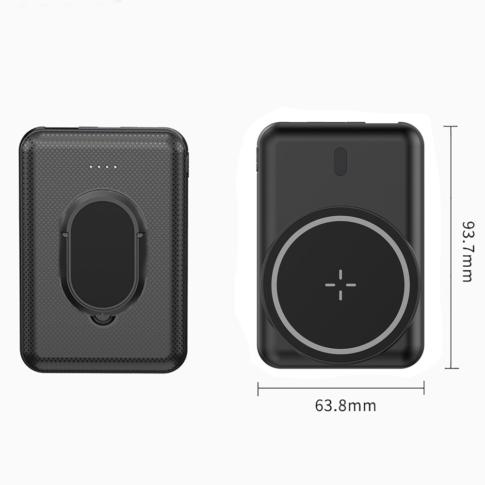 4smarts Wireless Powerbank VoltHub UltiMag Kick für MagSafe 5000mAh, schwarz